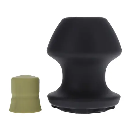 Oxballs Kum Keeper Large Black Anatomical Silicone Plug