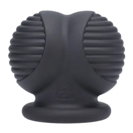 Oxballs Ball Bunker Black - Anatomski silikonski potporni prsten