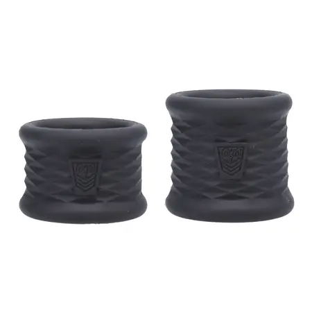 Doc Johnson Stretch Flex Trainers Black Silicone Adjustable Set