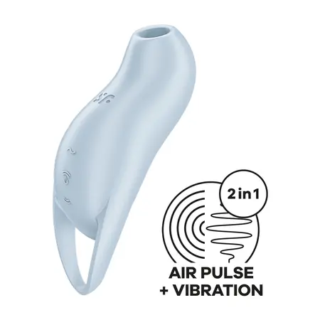 Satisfyer Pocket Pro 1 Blue - Kompaktni dvomotorni intimni uređaj