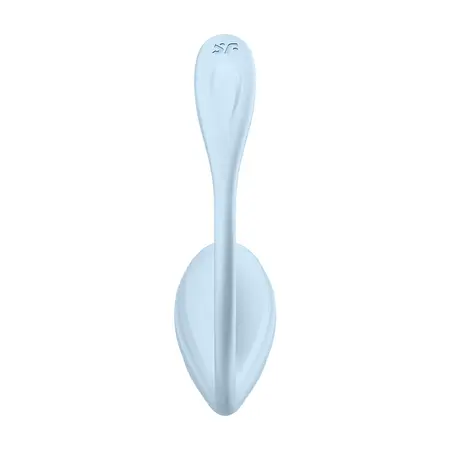 Satisfyer Smooth Petal Connect App nosivi intimni uređaj Svetlo plavi
