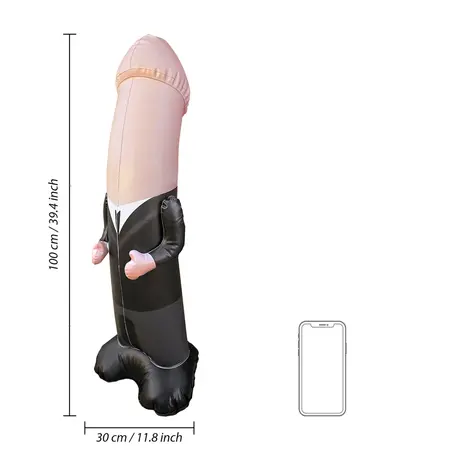 Kheper Games Naduvavajuća lutka mladoženja Izdržljiva razigrana 91 cm