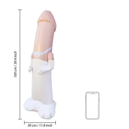 Ouch! Naduvavajuća lutka mladenka - Izdržljiv stojeći antistres 91cm