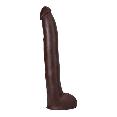 Doc Johnson Hollywood Cash ULTRASKYN Intimni model 29 cm Čokolada