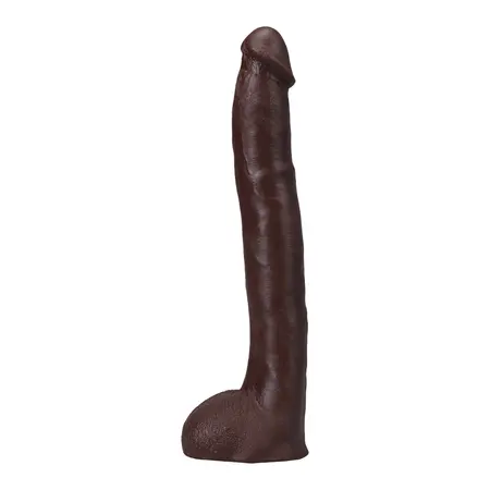 Doc Johnson Hollywood Cash ULTRASKYN Intimni model 29 cm Čokolada