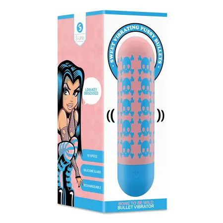 Bone to be Wild Bullet vibrator punjivi 10 brzina kompaktni Crna