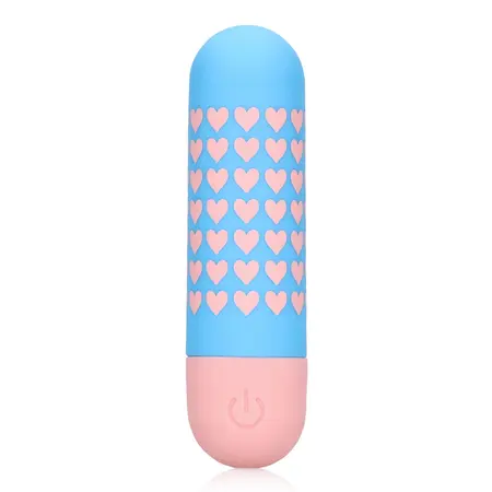 Heart to Get Bullet 10 brzina punjivi mini masažer Ružičasta