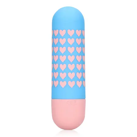 Heart to Get Bullet 10 brzina punjivi mini masažer Ružičasta