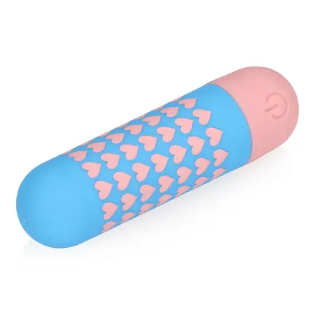 Heart to Get Bullet 10 brzina punjivi mini masažer Ružičasta