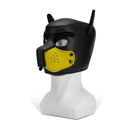 Master Series K9 Neopren Šteneća Njuška Žuta Podesiva Kanina Maska