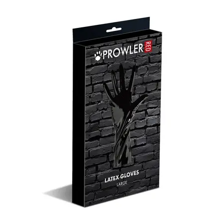 LateX Large Black Latex Gloves - Seamless, Durable, Wrist-Length Fit