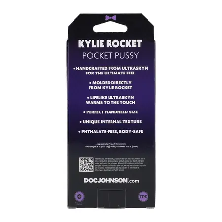 Doc Johnson Kylie Rocket ULTRASKYN Intimate Stroker Vanilla
