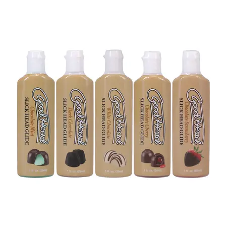 Doc Johnson GoodHead Čokoladni vođni lubrikant 5x29ml Set