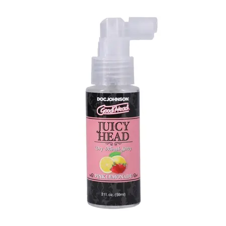 GoodHead Juicy Head Ružičasta limunada Sprej za suva usta 59ml Vegan formula