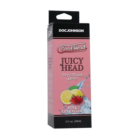 GoodHead Juicy Head Ružičasta limunada Sprej za suva usta 59ml Vegan formula