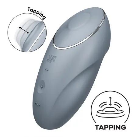 Satisfyer Tap Climax 1 Plavosivi - Uređaj sa duplom stimulacijom
