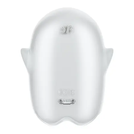 Satisfyer Glowing Ghost Beli - Osvetljeni intimni uređaj, Kompaktni dizajn