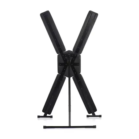 Master Series St. Andrew's Cross Deluxe - Adjustable Iron & Wood Frame