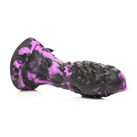 Blush Novelties Grim Silikonski Model - Veliki Teksturirani Ljubičasto-Crni