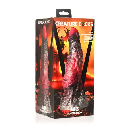 Blush Hades Silicone Model Large - Black & Red, Premium Surface