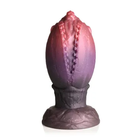 XR Brands Dragon Hatch Silicone Egg XL - Textured Fantasy Design