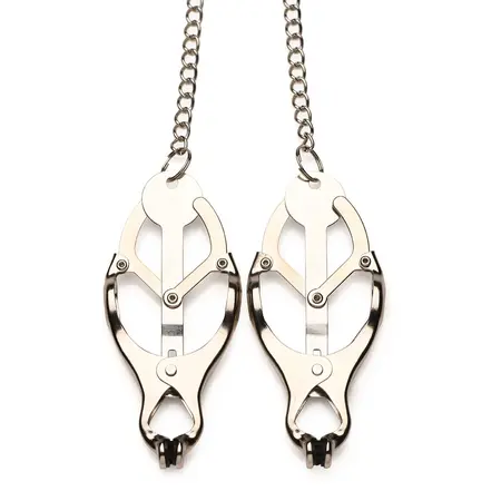 Primal Spiked Clover Podesivi Set Stezaljki za Bradavice, Metal bez Nikla, 30cm Lanac