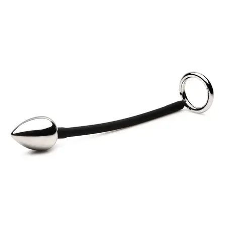 XR Brands Tug and Plug Dvostruki Prsten sa Aluminijumskim Čepom - Podesivi Sistem