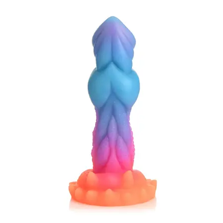 Blush Novelties Aqua Cock Silikonski Model Svetli u Mraku Plavi 20 cm