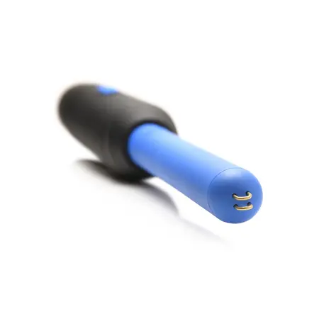 XR Brands Shock Rod Blue - E-Stim Wand with Precision Tip, Insulated Handle