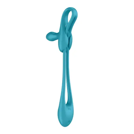Satisfyer Plug and Play 1 Partner Vibrator Plavozeleni Fleksibilni Silikon
