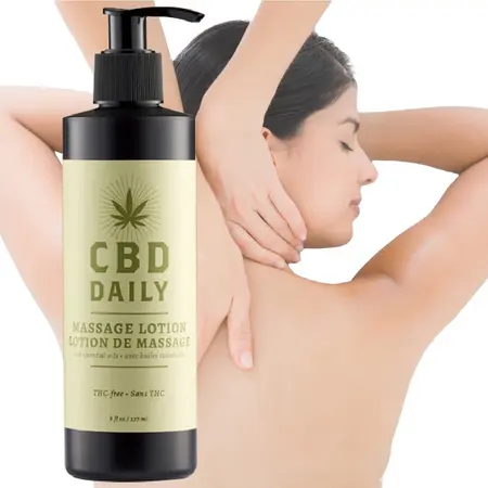 CBD Daily Masažni Losion 237ml - Formula sa Uljem Konoplje i Mirisom Mente