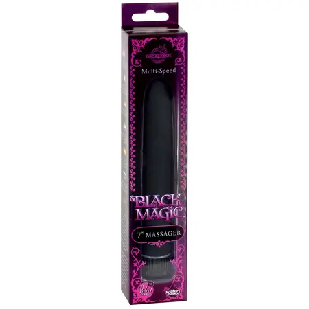 Doc Johnson Velvet Touch Multi-Speed 18cm Intimate Device Black