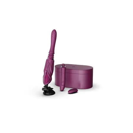 ZALO SESH Velvet Purple Intimate Machine with PowerThrust System