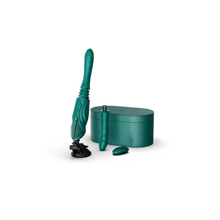 ZALO SESH Intimate Machine Turquoise Green with PowerThrust System