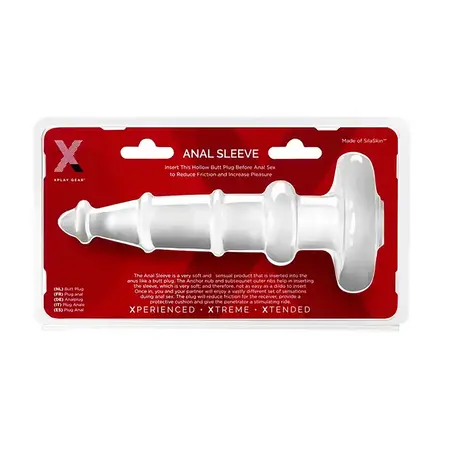 Perfect Fit Model X Hollow Intimate Sleeve Plug 18cm Black