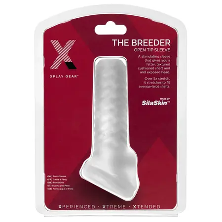 Perfect Fit XPlay Breeder Intimni rukav otvorenog vrha Transparentan