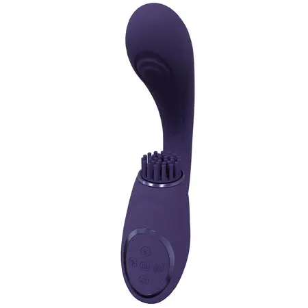VIVE GEN Triple Motor Vibrator with Pulse Wave & Bristle System Purple