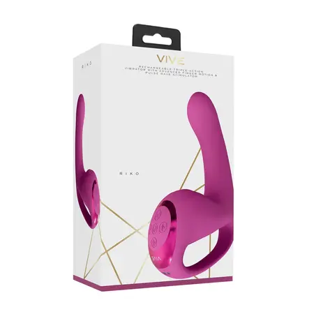 VIVE Riko VIBE058 Pink Napredni intimni uređaj sa sistemom od tri motora
