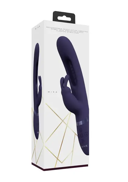 VIVE Mika Model VIVE057 Intimni sistem sa tri motora Ljubičasti