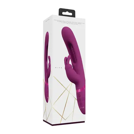 VIVE Mika Pink - Vibrator sa tri motora i G-Spot flapping sistemom