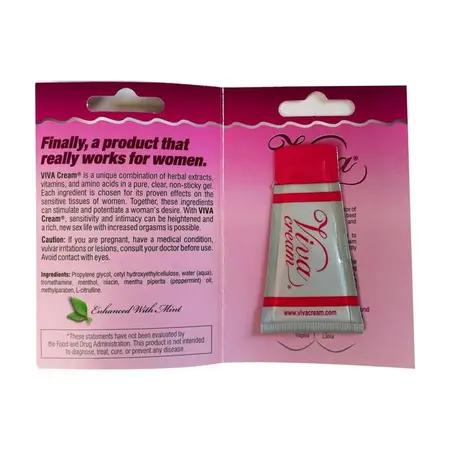 Viva Cream Intimni Gel za Žene 5 ml - Formula sa Mentom, L-Citrulin, Niacin