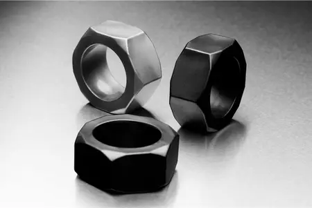 XR Brands Cock Nuts Silikonski Set Prstenova 3 Veličine Crna