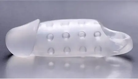 XR Brands Master Series Transparent Smooth Extension Sleeve