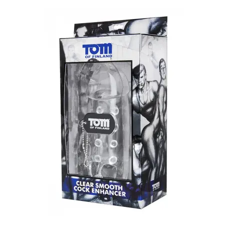XR Brands Master Series Transparent Smooth Extension Sleeve