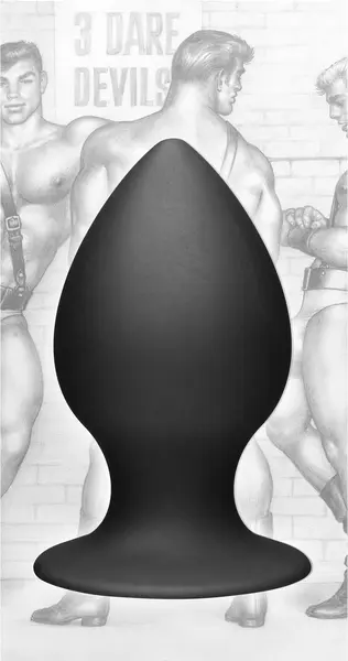 Blush Novelties Rump Rimmer Silicone Plug Medium Black Comfort Base
