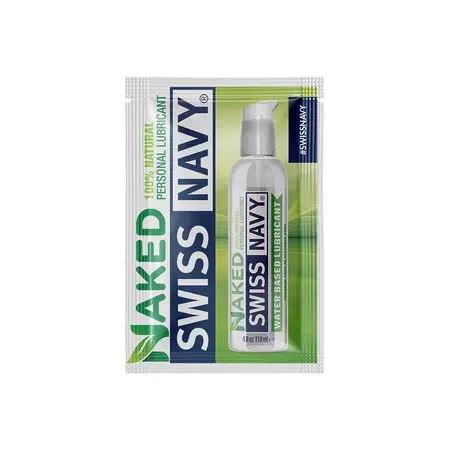 Swiss Navy Naked All Natural Intimate Gel 5 ml Aloe Scent Water-Based