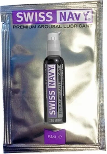 Swiss Navy Sensual Arousal Gel for Couples 5ml - Travel-Size Lubricant
