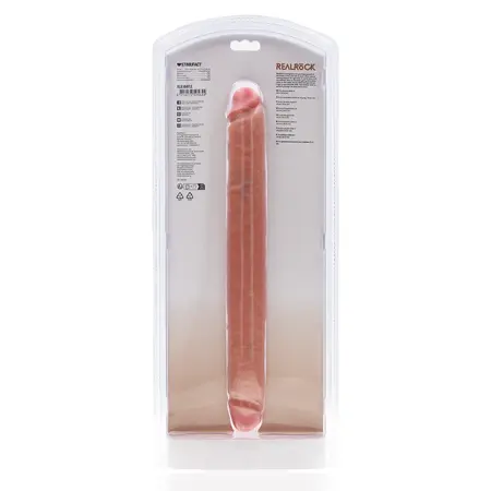 RealRock Slim Double-Ended Intimate Model 35.6cm Flesh Tone