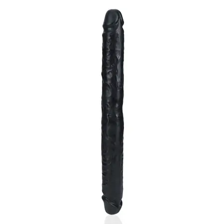 RealRock Slim Dvostrani 14'' Intimni Uređaj Crni Fleksibilan 35.6cm