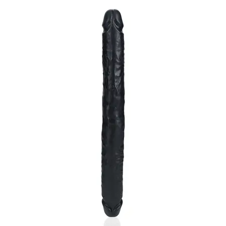 RealRock Slim Dvostrani 14'' Intimni Uređaj Crni Fleksibilan 35.6cm